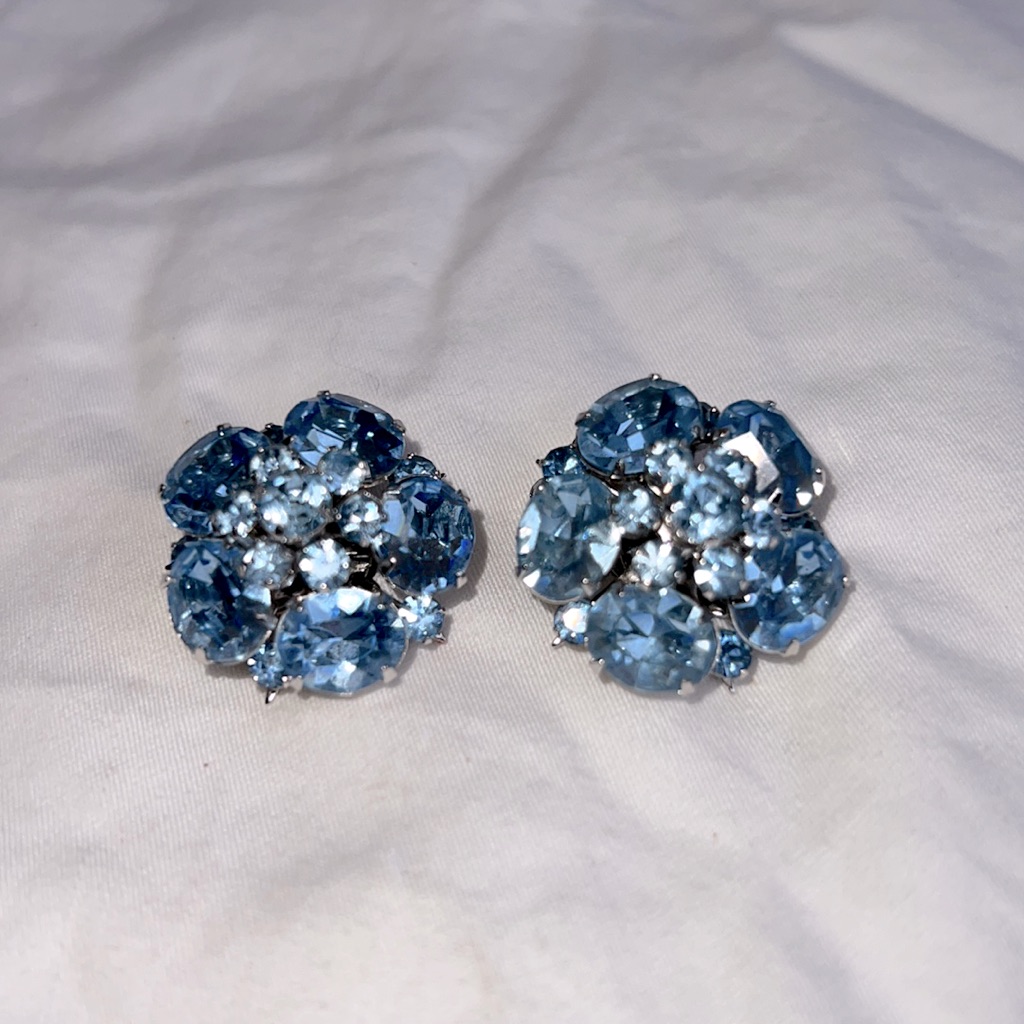 Cora Stamped Clip On Earrings